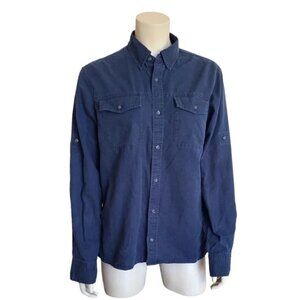 MICHAEL KORS Navy blue womens shirt size S
